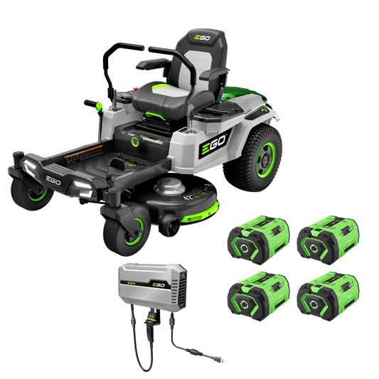 EGO Power+ ZT4204L 42" Z6 Zero Turn Riding Mower with (4) 10AH Batteries and 1600W Charger